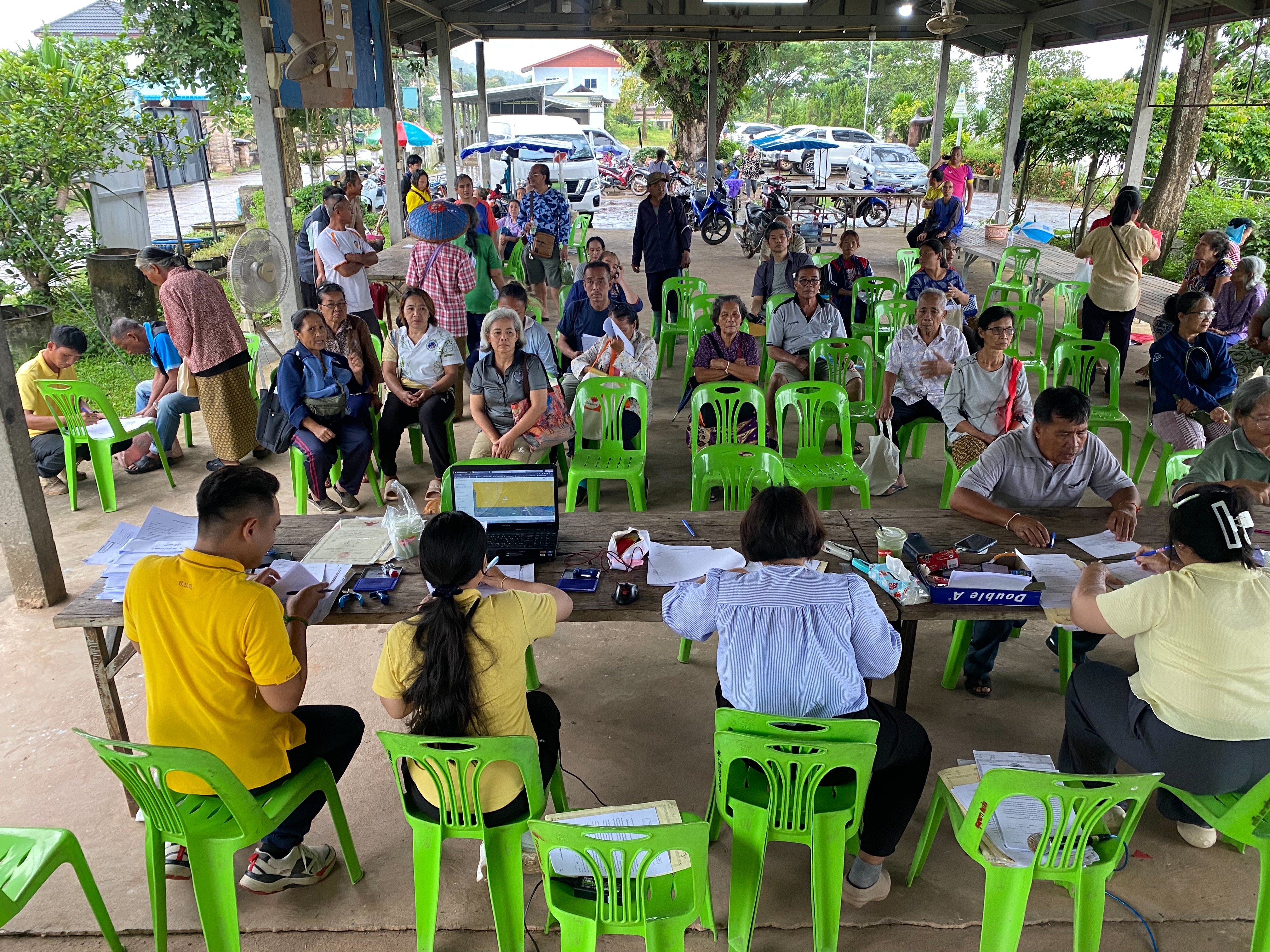 title - ส.ป.ก. บึงกาฬ  ออกหน่วยรับบริการเคลื่อนที่  รับคำร้องเปลี่ยนเอกสารเป็นโฉนดเพื่อการเกษตร